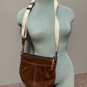 Coach Brown Leather Crossbody Bag